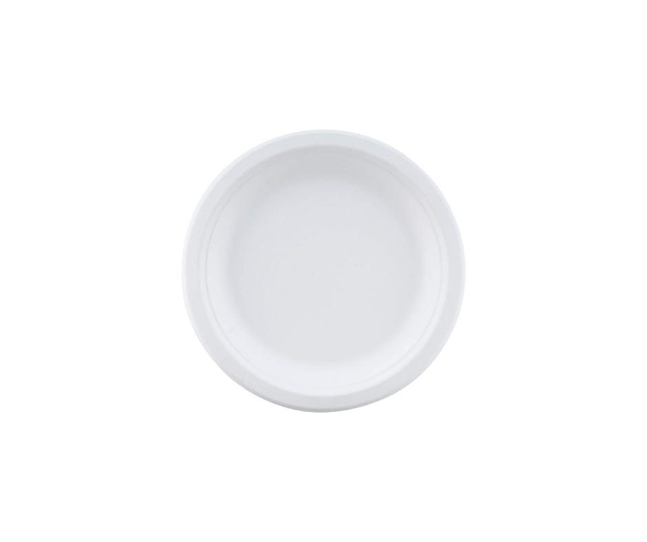Eco friendly 10″ ROUND BAGASSE PLATE
