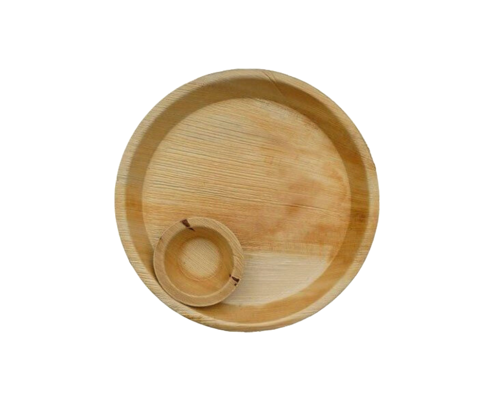 12″ compostable palm leaf plates for weddings UK