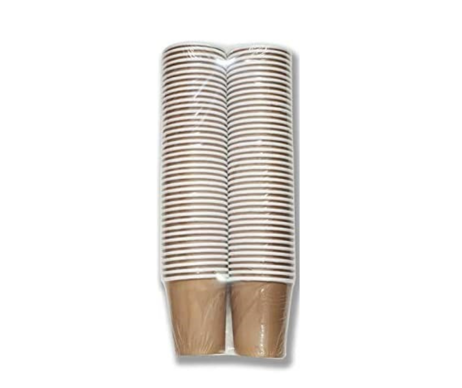 12OZ ECO SINGLE WALL HOT CUP – KRAFT ( Pack of 100 )