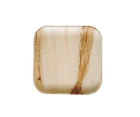 Eco-Friendly 10″ (25 cm) Compostable Palm Leaf Square Plates