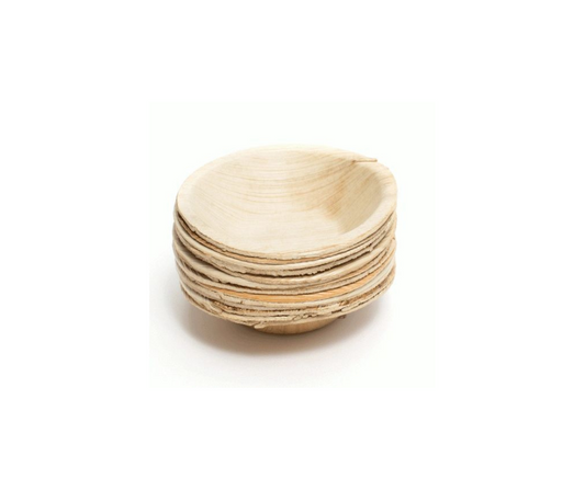 Eco Friendly Palm Leaf 4″Round Bowls