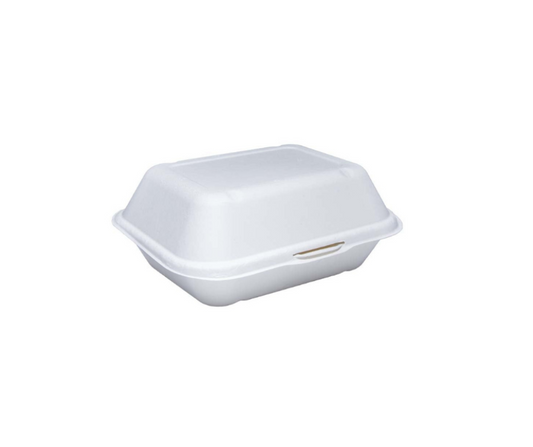 7 x 6 inch 600ML RECTANGULAR HINGED BOX