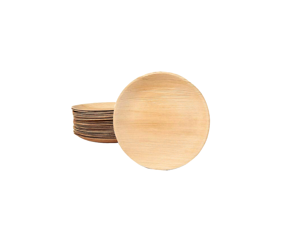 Eco Friendly Palm Leaf 7″ (18cm) Compostable Round Plates