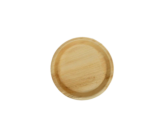 8" (20 cm) Deep Round Palm Leaf Plates | Eco Disposable Plates UK