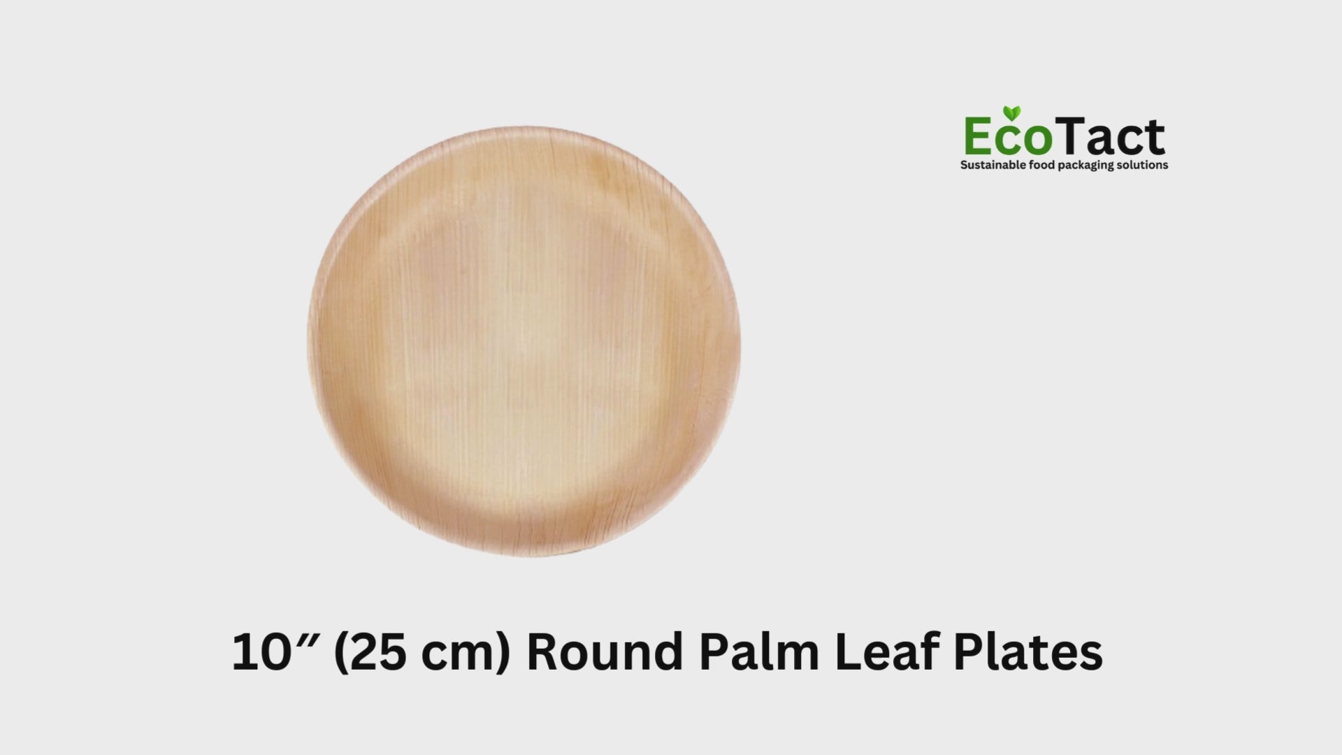 10″ compostable palm leaf round plates for weddings UK